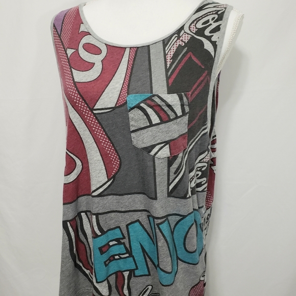 Bershka Coca-Cola Tank Top Size Small - Picture 4 of 6